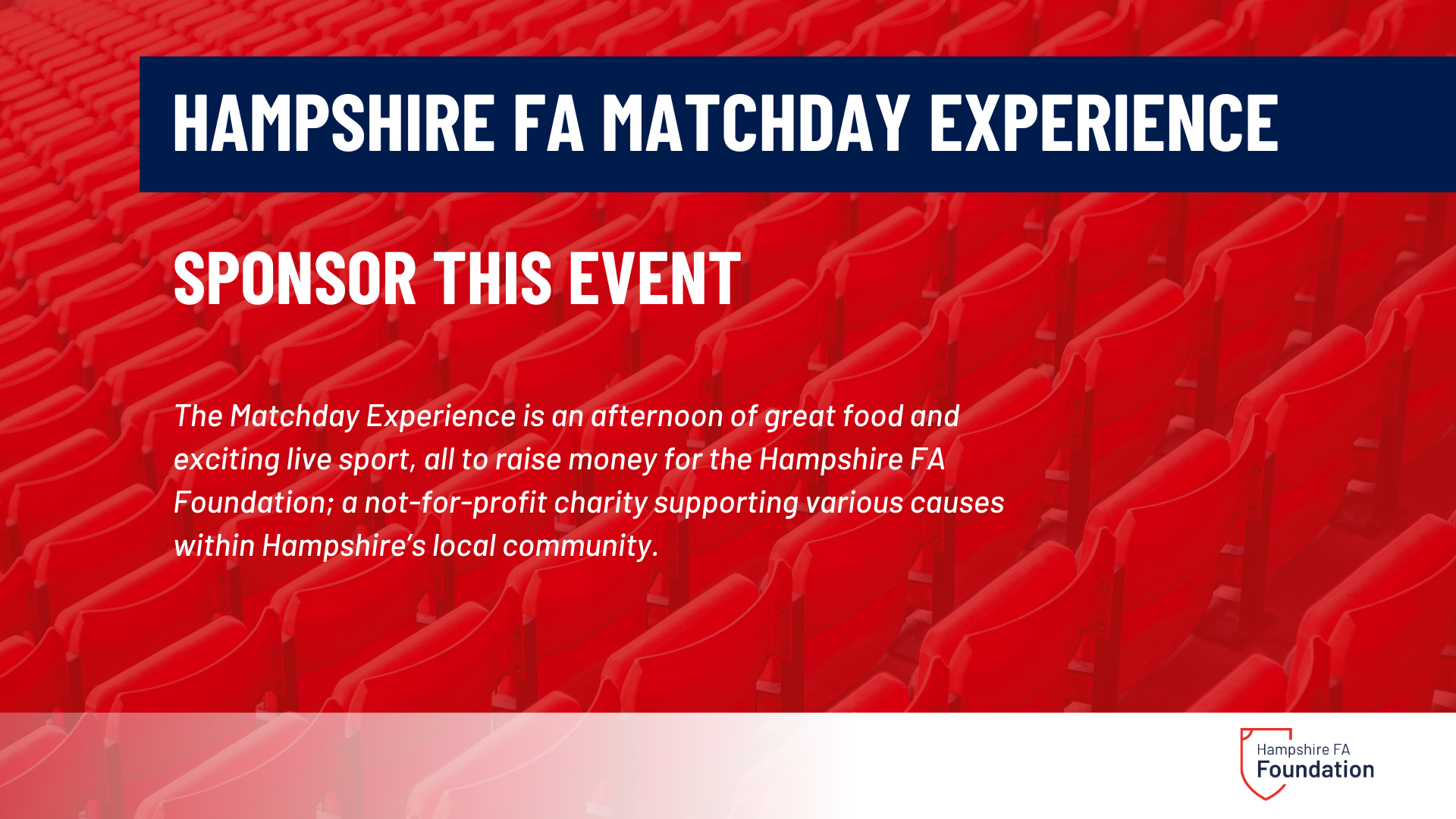 Matchday experience sponsorship